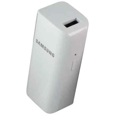Samsung OEM - EB-PJ200 - Banco de alimentación de un solo puerto USB - 2100 mAh - Blanco Foto 1 de 4