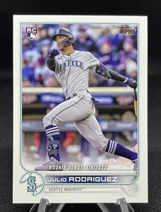 Julio Rodriguez ROOKIE CARD 🔥 2022 Topps - DEBUT! Mariners - Picture 1 of 6