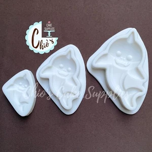 Shark silicone mold, small, medium and large. - Picture 1 of 7