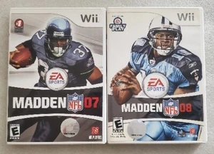 Nintendo Wii Madden NFL 07 And Madden NFL 08 - Picture 1 of 13
