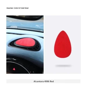 Central Air Outlet Leather Sticker Made of Alcantara for Mini Cooper F54 F55 F56 - Picture 1 of 11