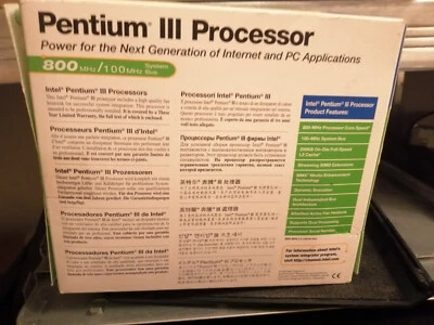 Pentium 3 III 800 Processor BNIB - Image 1 of 2