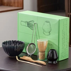 6 Pcs/Set Smooth Tea Matcha Whisk Sets Green Tea Whisk Tea Set Accessories - Picture 1 of 17