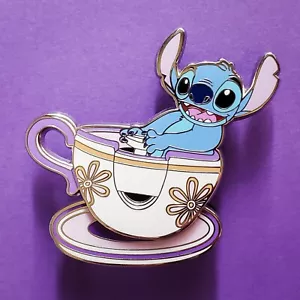 VHTF - Disney Fantasy Pins Stitch "Hollar" Pets in Teacups Pin - Picture 1 of 1