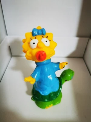 Simpsons Maggie mit Schildkröte 1990 TCFFC Figur - ca. 7,5 cm  - Bild 1 von 4