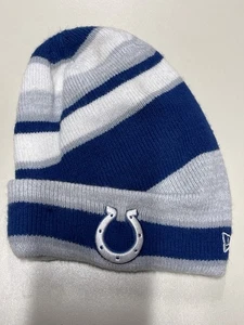Indianapolis Colts YOUTH New Era NFL Football Team Logo Beanie Sports Winter Hat - Picture 1 of 5
