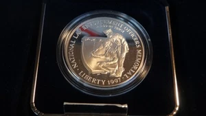 1997 NATIONAL LAW ENFORCEMENT OFFICERS MEMORIAL SILVER DOLLAR OGP & COA - Picture 1 of 1