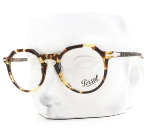 Persol Eyeglasses PO3281V 985 Glasses Crystal Brown Yellow Havana 48mm No Case - Picture 1 of 6