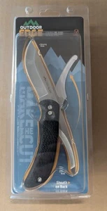 Outdoor Edge SwingBlade Black w/ Sheath Hunting Knife Zip Blade NEW DISCONTINUED - Picture 1 of 1