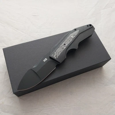 Cuchillo We Coral SLT Framelock Titanio y Aluminio CF Plegable 20CV Cuchillo 240441 Foto 1 de 4