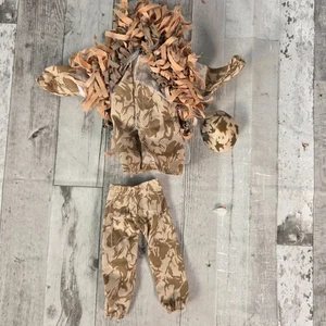 HM Fuerzas Armadas Royal Marines Desierto Camuflaje Francotirador Ghillie Traje Conjunto - Imagen 1 de 9