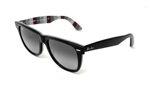 RAY-BAN Unisex Sunglasses Original Wayfarer RB2140 1318/3A Black Grey 54mm - Picture 1 of 6
