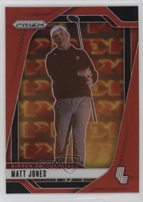 2025 Panini Prizm LIV Golf Red Prizm /125 Matt Jones #15 - Image 1 of 2