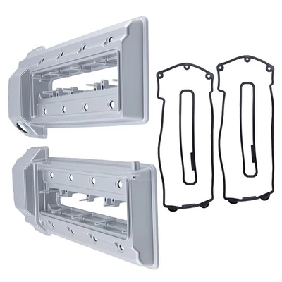 Aluminum Head Cover Set for BMW 540i 740i E38 E39 4.4L V8 11121703175 - Image 1 of 4
