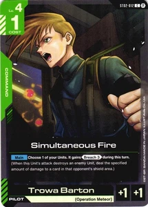 Simultaneous Fire Common Edition Beta ST02-012 NM - Bild 1 von 2