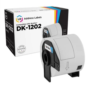 LD Compatible Brother DK-1202 Shipping Labels / 2.4 in x 3.9 in - Picture 1 of 9