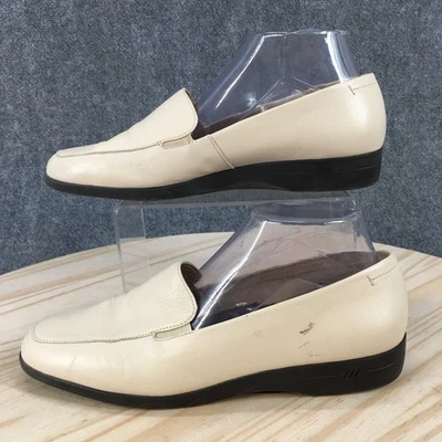 Туфли женские Easy Spirit 9,5 добрые повседневные мокасины без шнуровки кремовая кожа комфорт - Изображение 1 из 4