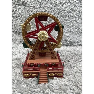 Mr Christmas 5" Carnival Animated Spinning Ferris Wheel Music Box Home Decor - Picture 1 of 9