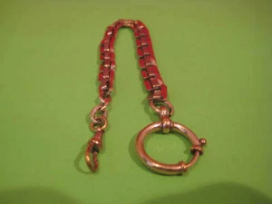 Edele Uhrenkette Vergoldet Antik - Picture 1 of 1