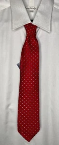 Vintage 90's Tommy Hilfiger Men's Silk Tie Made in the USA - Picture 1 of 6