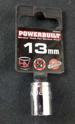 Powerbuilt 13mm Socket 1/4 Drive #648290 - Image 1 of 3