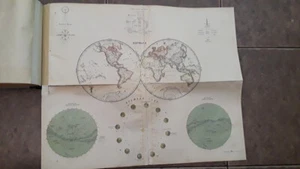 1899 Учебный Географический Атлас 48 GEOGRAPHIC Atlas Map RUSSIA Europe Asia USA - Picture 1 of 12