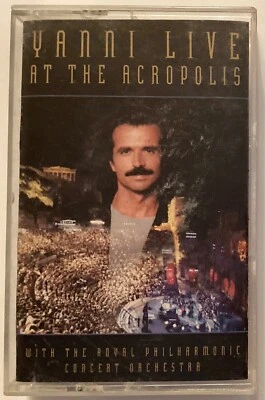 Yanni Live At The Acropolis CASSETTE TAPE, Royal Philharmonic Concert Orchestra - Image 1 of 3