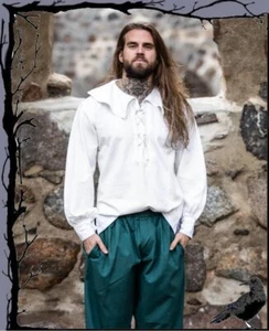 Mittelalter Rund Kragen Hemd - Asmus  Leonardo Carbone - Bild 1 von 3