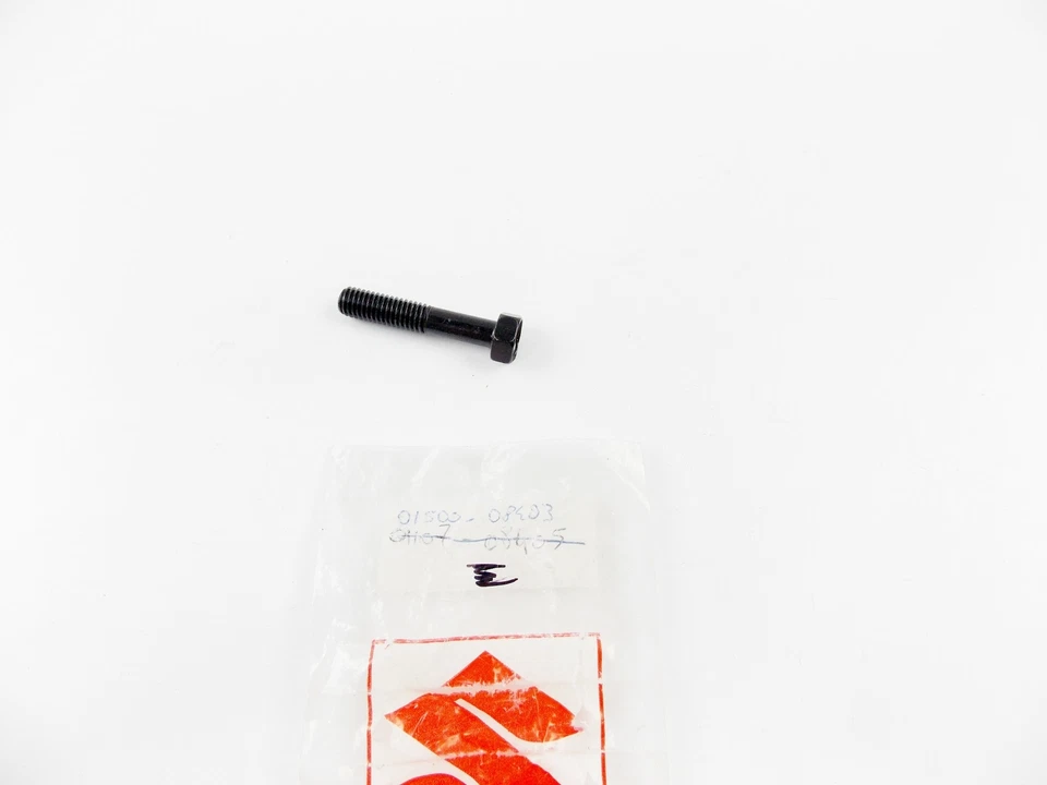 NOS OEM SUZUKI 1982 RM250Z (Z/D) PERNO DE SUSPENSIÓN DE RUEDA DELANTERA 8X40 01500-08403 Foto 1 de 1