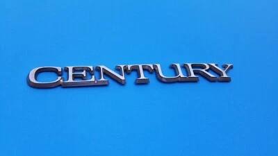 90 91 92 93 94 95 96 BUICK CENTURY EMBLEMA LATERAL INSIGNIA SÍMBOLO LOGOTIPO USADO OEM A21 Foto 1 de 3