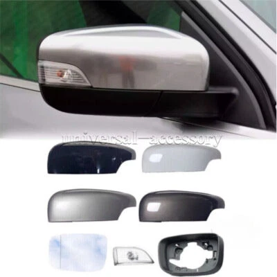Side Mirror Cover Cap Frame Heated Lens Lower Base Cap For Volvo XC60 2009-2013 - Image 1 of 4