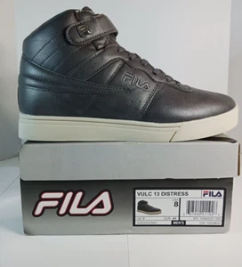 Fila Vulc 13 Distress Gray Sneakers Shoes Men's Size 8 - Picture 1 of 7