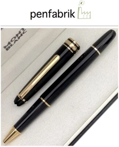 MONTBLANC Classique Meisterstück ROLLERBALL pen Gold-Coated 132457 NEU OVP - Bild 1 von 8
