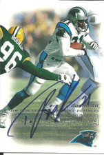 Tim Biakabutuka Carolina Panthers/ Michigan Personally Autographed  Card