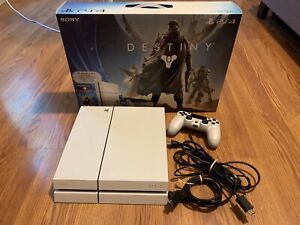 Sony PlayStation 4 500GB Glacier White Limited Edition Destiny PS4 W/ Box