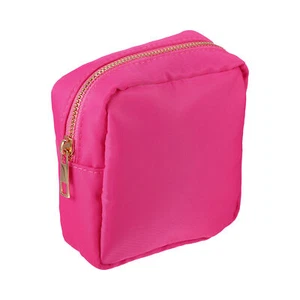 Nylon Mini Makeup Bag Waterproof Storage Bag for Travel Coin Pouch Organizer - Picture 1 of 10
