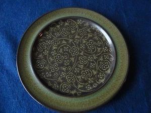 FRANCISCAN MADEIRA Dinner Plate 10 1/2" Green Brown - Picture 1 of 4