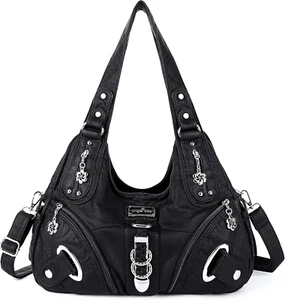 Angelkiss Hobo Carteras y Bolsos de Mano para Mujer Cartera Bolso de Mano Mujeres Carteras Grandes - Imagen 1 de 6