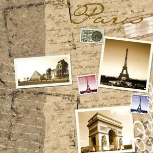 Paris, France, scrapbook paper - Scrapbook Customs 14180 - Picture 1 of 1