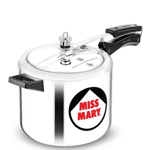 Hawkins Miss Mary 6 LTRS Aluminium Schnellkochtopf Silber 6-8 PAX (MM 60) - Bild 1 von 5