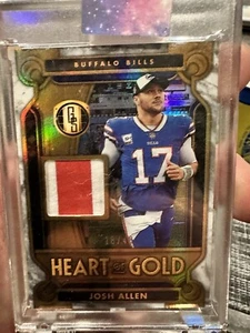 2023 Panini Gold Standard - Heart of Gold Threads White Gold #3 Josh Allen /49 - Picture 1 of 2