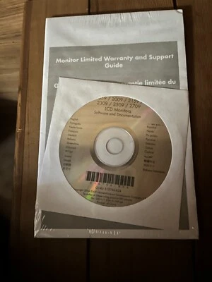 HP Software Documentation LCD Monitors 1859 2009 2159 2309  CD Kit Windows Disc - Image 1 of 3