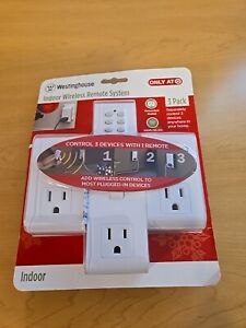 1 - 3 Pack Indoor Wireless Remote Control Outlet 100 Ft Range New In Package 