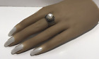 Silpada Hammered Sterling Silver Freshwater Pearl Ring ~Size 7.25 ~ RETIRED