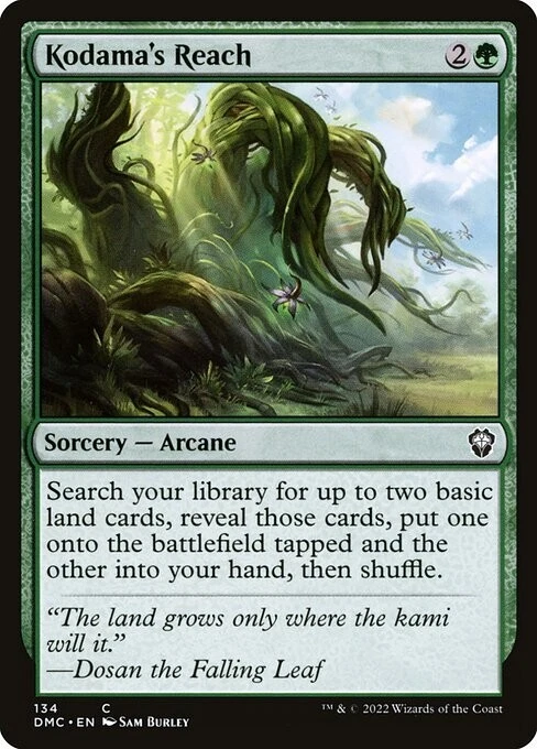 NM Kodama's Reach, MTG, Dominaria United, Magic the Gathering, 134 - Image 1 of 1