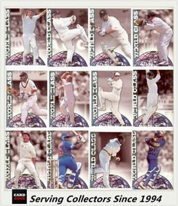 98/99 SELECT CRICKET RETAIL TRADING CARD MASTER COLLECTION EXCLUDE BRADMAN AUTO