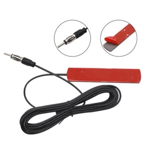 New Universal Car Hidden Amplified Antenna Kit Electronic Stereo AM/FM Radio - Zdjęcie 1 z 7