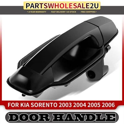 Manija de puerta exterior trasera derecha negra para Kia Sorento 2003 2004 2005 2006 Foto 1 de 4