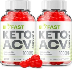 (2 Pack) Bio Fast Keto ACV Gummies - Official - Keto BioFast ACV Advanced... - Picture 1 of 7