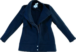Chaqueta IRO Negra Mezcla Lana Cremallera Cuello Talla 38 Mediana - Imagen 1 de 4